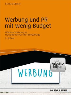 cover image of Werbung und PR mit wenig Budget--inkl. Arbeitshilfen online